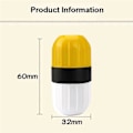 Miniatyrbillede 3 af 5: 1 stk. Musiknotationsstempel Rulle StaffGul hvid