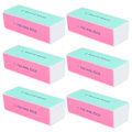 Miniatyrbild 3 av 4: 6 st Polerblock Naturliga Naglar Nagellacksremover Nagelkonstverktyg Nagelbufferblock Nagelfilsblock