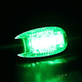 Pikkukuva 4 / 4: 2kpl Led-turvavalot S Koirat Bonus Juoksu Klipsikiinnitteinen Strobe Hyvä Näkyvyys 3 Tilaa Juoksijoille Pyöräilyyn Green