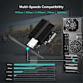 Miniatyrbillede 3 af 5: 10 Gbps AQC113 PCIE til RJ45 Netværkskort 1G/2.5G/5G/10Gbps RJ45 Interface Ethernet Kablet LAN Adapter til Desktop Win10/11