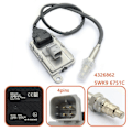 Miniatyrbild 3 av 5: 5WK96751C Lastbils Kväve Syre Sensor NOX Sensor för