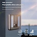 Miniatyrbillede 3 af 5: Solar Udendørs Væglampe Havegang Menneskelig Sensor Lys