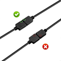 Miniatyrbillede 5 af 5: 4 stk. RGB-forlængerkabel til RGB-blæser, PC LED-strip