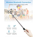 Miniatyrbillede 4 af 5: Professionel Selfie Stick Bluetooth, Alt I Én Udtrækkelig Stabil Selfie Sticks, Simpelt Letvægts Kompakt Design Til 12/12 Pro/11/11 Pro/xs/xr/x/8/8