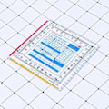 Miniatyrbild 2 av 3: 1 st Plast Flyg Vektor Linjal Fyrkantig Plast Vektor Linjal Fyrkantig Flygkalkylator
