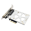 Miniatyrbillede 1 af 5: U.2 til PCIE Adapter PCI Express 3.0 X4/X8/X16 til SFF-8639 U.2 Adapter