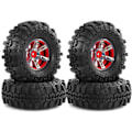 Miniatyrbild 3 av 5: 4stk Metall Beadlock Hjul Fälg för 1/10 RC Crawler Bil