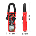 Miniatyrbild 2 av 5: Kaiweet Ht206D Strömtång AC/DC Område: 0A-600A Automatiskt Område Digital Multimeter Med LCD-Display 6000 Cat III 600V Strömtång