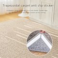 Miniatyrbild 4 av 5: 4/8/10/12/16 st Ladder Carpet Halkskyddsdekaler Halkfri Matttejp Återanvändbara Tvättbara Grippers Tvättbara Matttejper White 10 pcs