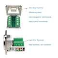 Miniatyrbild 5 av 5: 2 st RJ45 Panelmonterad Skruvterminaladapter