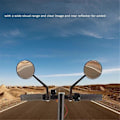 Miniatyrbild 2 av 5: Universell Backspegel för Scooter, 360° Rotation Säkerhetsspegel 1 Par