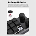 Miniatyrbild 5 av 5: Mini Gaming Keypad Hotswap Macropad Svart