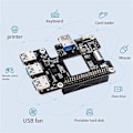 Miniatyrbild 5 av 5: PCIe till USB 3.2 Gen1 HAT+Expansionskort för 5 PCIe till USB HUB 4 Höghastighets USB Drivrutinsfri Plug a