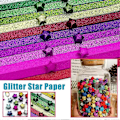 Pikkukuva 1 / 5: Glitter Diamond Star Paper Himmeä Taitettava Tähti DIY Käsintehty Origami Gradientti