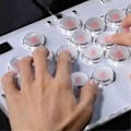Pikkukuva 2 / 5: Arcade-ohjaussauva RGB-taistelupelinäppäimistö 16 näppäimen All-Button-ohjain