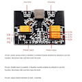 Miniatyrbild 3 av 5: TPS63020 Automatisk Buck-Boost Step Up Down Strömförsörjningsmodul Litiumbatteri Låg Ripple Spänningsomvandlare 3.3V