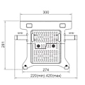 Miniatyrbillede 4 af 5: Dual Arm Skærmstativ til 17 tommer -27 tommer Belastning A