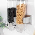 Miniatyrbild 2 av 5: Matburk Dispenser Säker Lufttät Hög Kapacitet Spannmål Cereal Hink Dispenser för Kök Matförvaring Cereal Hink C