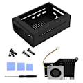 Pikkukuva 2 / 5: 3,5 tuuman kosketusnäyttö Raspberry Pi 5:lle, metallikotelolla