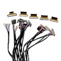 Miniatyrbillede 2 af 5: 21 stk. LVDS skærmkabel-sæt med 5 stk. kabeladapter