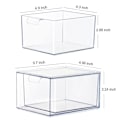 Miniatyrbillede 2 af 5: 2 stk. K Kop Organizer Kaffekapsel Opbevaringsbeholder Stabelbare Skuffer