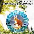 Pikkukuva 3 / 5: 20 cm:n 3D-tuulikello, ripustettava sublimaatiotuulikello