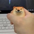Miniatyrbillede 5 af 5: Shiba Inu Realistisk Æggeform Skrivebordsindretning Hund & Æg Union Dekorationer