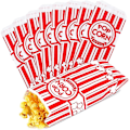 Pikkukuva 4 / 5: Paperiset Popcorn-pussit, tiiviit rasvankestävät popcorn-pussit juhliin