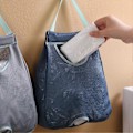 Miniatyrbillede 4 af 5: Hængende Opbevaringspose Åndbar Pladsbesparende Polyester Vægophængt Affaldspose Organizer Køkkenartikler Grey B