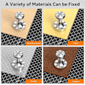 Miniatyrbild 4 av 5: 4 st Honeycomb Material Pin, Magnetisk Modul för Honeycomb Paneler