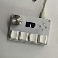 Miniatyrbild 3 av 5: 4 Key Mini O3C++ OSU Anpassat Gaming Tangentbord Vit