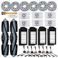 Miniatyrbild 1 av 5: Dammsugarvalsborste Reservdelar Tillbehör För Ecovacs DEEBOT X1 Omni, Ersättningsdelar För Ecovacs Deebot X1 Turbo
