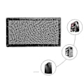 Pikkukuva 2 / 5: 12x24cm Magneettinen pölysuodatin pölytiivis PVC-verkkokansi suojus kotelo tietokoneen kotelon jäähdytystuulettimen lisävarusteille