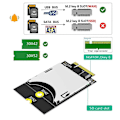 Pikkukuva 2 / 5: Uusi versio SD-kortti NGFF Key B -sovitin