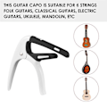 Miniatyrbild 3 av 5: Portabelt Gitarr Capo Professionell Gitarrtonförändrare A