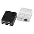 Miniatyrbillede 5 af 5: 2 Port 100Mbps Netværk Switch RJ45 Netværkskabel Splitter Hvid