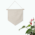 Miniatyrbild 4 av 5: Nordisk Bomull Brosch Nål Märke Hållare Hängande Väggförvaring Display Banner Flagga White S