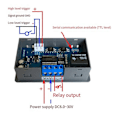 Miniatyrbild 5 av 5: DC 6-30V LED Digital Tidsfördröjningsrelämodul Programmerbart Timerrelä
