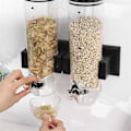 Miniatyrbild 3 av 5: Matburk Dispenser Säker Lufttät Hög Kapacitet Spannmål Cereal Hink Dispenser för Kök Matförvaring Cereal Hink C