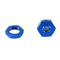 Miniatyrbild 4 av 4: Metall 17mm Hjul Hex Nav Adapter Med Mutter För Arrma 1/8 3s 1/10 Big Rock V3 Rc Bil Uppgraderingsdelar,bl