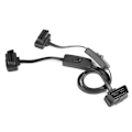 Miniatyrbillede 1 af 5: 60CM Langt OBD2 16Pin med Switch Forlængerkabel Ledningskonverteringsstik
