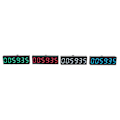 Miniatyrbillede 4 af 5: 0,36 tommer 6-bit Clock LED elektronisk ur med sekundvisningsmodul-B