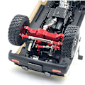 Miniatyrbild 5 av 5: Axelmonteringsdrivaxelsats för 1/10 C74 1/16 RC-bil, Röd