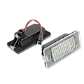 Miniatyrbild 4 av 5: Bil Bakre Registreringsskylt Lampa för 500X 2014-2019 LED Registreringsskyltsbelysning