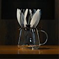 Miniatyrbild 4 av 5: VDSU-02-B&W Dripper SUIREN 02 1-4 Koppar Kaffe Hand Dropp Vit Röd Blå