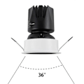 Miniatyrbild 2 av 5: Tuya Zigbee Smart Dimbar Spotlight 12W LED Spotlight Anti-Bländning B