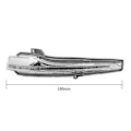 Miniatyrbild 2 av 5: 1 Par Bil Bakre Sidospegel Blinkers Indikatorlampa För - W205 C-klass 2019 2020