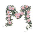 Miniatyrbillede 1 af 5: 1 stk./2 stk. kunstig blomsterranke 2 m rosenbladranke guirlande med 8 kameliablomster simuleret kameliablomststreng til fest bryllup væg Pink 2pcs