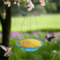 Miniatyrbillede 3 af 5: Fugleblomstformet Hængende Fuglefoderbræt Fuglebad D