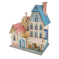 Pikkukuva 1 / 4: Paca Villa Palapeli Puinen DIY Kokoamis 3D Palapeli Lelu Opettavainen Jigsaw Lelu Lapsille